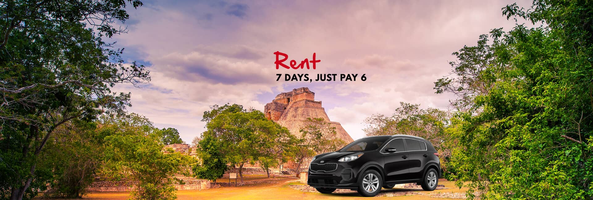 Rent for 7 days and only pay 6